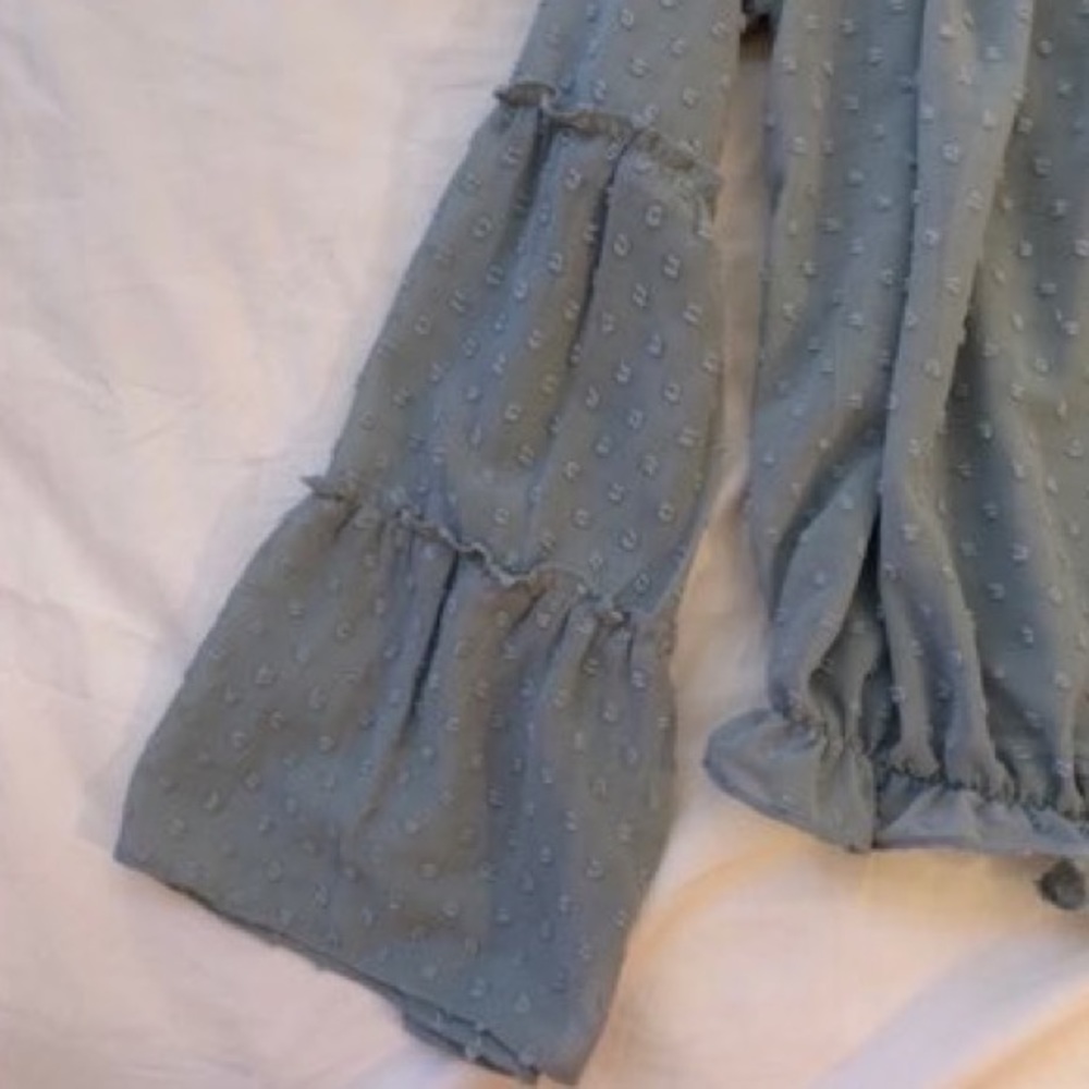 Grey Ruffled Shirt - Picture 2 of 3